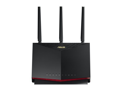 Trådlös router Asus RT-AX86U Wireless AX5700 med 4xGigabit + 2,5Gbe switch, AiMesh, WiFi 6