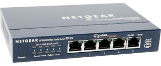 Netgear Prosafe GS105GE, 5-port, Gigabit