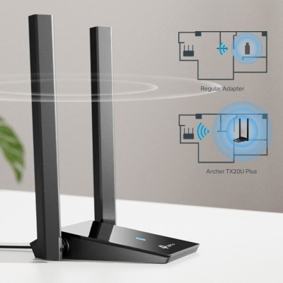Nätverkskort TP-Link Archer TX20U High Gain Wireless AX1800, WiFi 6, USB#4