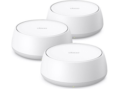 TP-Link Deco BE25 Whole Home Mesh WiFi 7 System, Dual-Band BE3600, 2x2.5GbE LAN, 3-pack