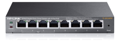 TP-Link TL-SG108PE PoE Switch 8P 30W each Port, Total 64W Power Bugdet, Network Monitoring