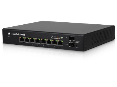 Ubiquiti EdgeSwitch 8 PoE, 8-port Gigabit PoE+, 2xSFP, 150W