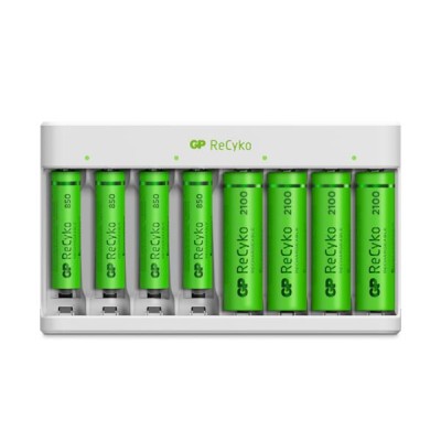 GP ReCyko Battery Charger, E811 (USB), incl. 4 x AA 2100 mAh + 4 x AAA 850 mAh Batteries#3