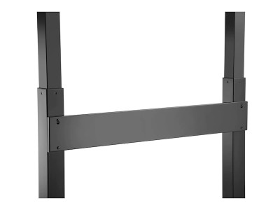 iiglo Zeta höj/sänk skrivbord Ergonomisk höj/sänk bord, 145x67,5cm, välvd front, höjdjustering 74-115cm, med l#6