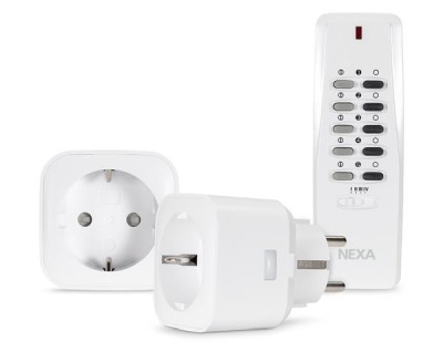 Nexa 2xPlug-In On/Off med fjärrkontroll, MYCR-2#1
