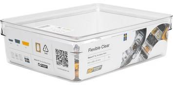 Förvaringslåda Nordiska Plast Flexible Clear 5L
