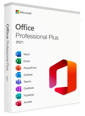 Microsoft Office 2021 PP/ Hem och Företag, EuroZone, för 1 dator, PC/Mac, E-licens MT