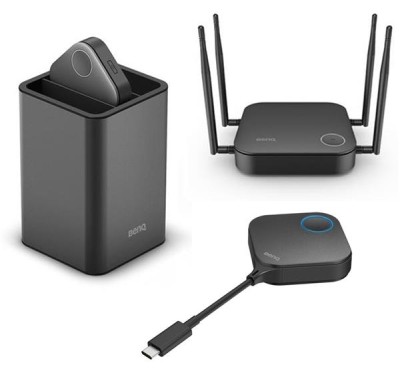 BenQ InstaShow WDC20C, trådlös bild-/ljudöverföring, basstation + 2st USB-C-sändare med hållare