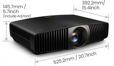 BenQ W5800, 4K/UHD 3840x2160, 2600 ANSI Lumen, HDR10, 2xHDMI, 27~32dB#4