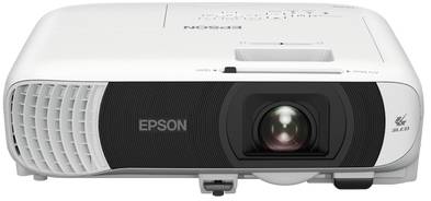 Epson EB-FH54, 4100 ANSI lumen, 1920x1080 Full HD, 28~37 dB, HDMI, LAN, WiFi, Airplay 2/Miracast, högtalare