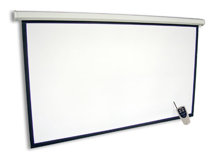 Multibrackets 172x130 cm/86 tum, 4:3, motordriven - Vit