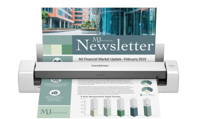 Brother DS-740D Mobile Scanner Duplex, 15 sid/min, 600x600 dpi, USB