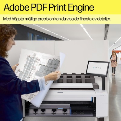 HP DesignJet T2600dr Postscript, 2400x1200 dpi, A0/36" MFP, 6 färger, 600x600 dpi 36" scanner, 2 rullar, USB/LAN#8