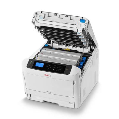 OKI C844dn, A3, 1200x1200 dpi färglaser, 36/36 ppm, duplex, AirPrint, USB/LAN#2
