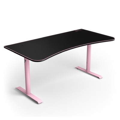 Arozzi Arena Gaming Desk Large Pink, höjdjusterbart, heltäckande musmatta - Rosa#1