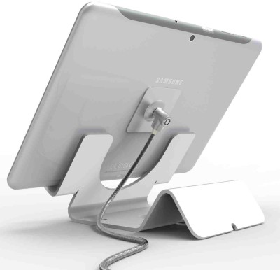 Bordsstativ Compulocks, universal, låsplatta med kabellås - Aluminium