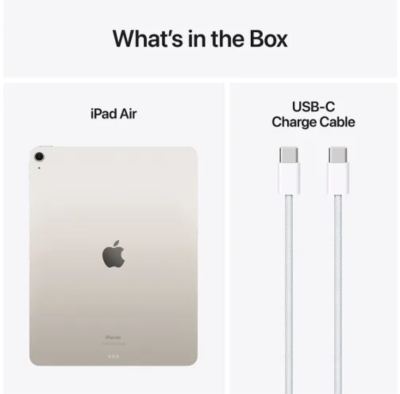 Apple iPad Air 13-tum M2 Wi-Fi 256 GB - Stjärnglans#3