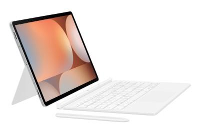 Samsung Book Cover Keyboard AI Key till Galaxy Tab S9+ / S9 FE+ / S10+, nordiskt - Vit#1