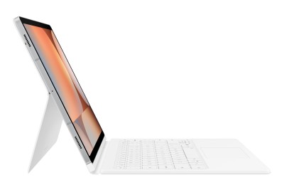 Samsung Book Cover Keyboard AI Key till Galaxy Tab S9+ / S9 FE+ / S10+, nordiskt - Vit#2