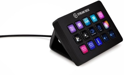 Elgato Stream Deck MK.2, USB-C, 15 programmerbara LCD-knappar, perfekt för bl.a. OBS, Twitch och YouTube - Svart