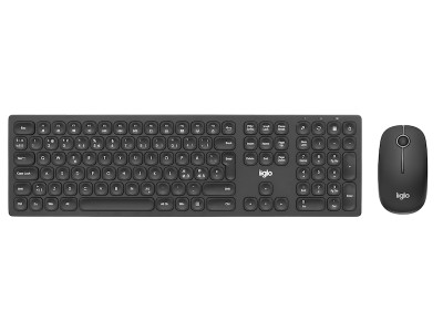 iiglo MKX Metal Keyboard/Mouse Combo#4