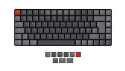 Keychron K3 RGB V2 - Low profile - Optical Brown hot-swappable - Tangentbord - Nordisk - Svart