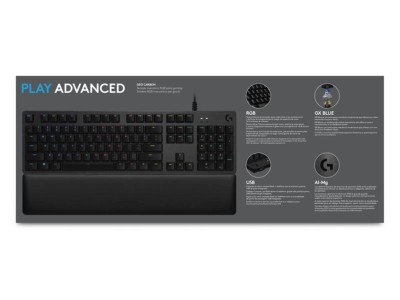 Logitech G513 Carbon Clicky, GX Blue, RGB - Svart#3