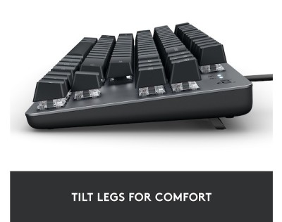 Logitech K835 TKL, mekaniskt, bakbelyst, nordiskt - Grafit#2