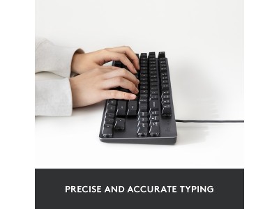 Logitech K835 TKL, mekaniskt, bakbelyst, nordiskt - Grafit#5