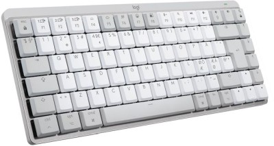 Logitech MX Mechanical Mini för Mac, TKL 80%, mekaniskt, nordiskt, bakbelyst, Bluetooth - Grå/Vit#2