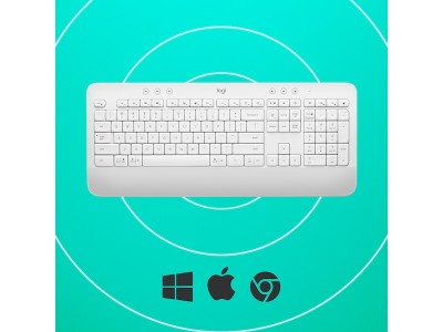 Logitech Signature K650, Bluetooth, nordiskt - Vit#4