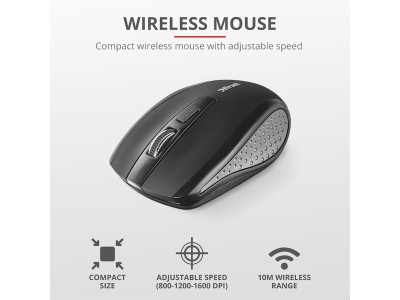 Trust QOBY 4in1 home office paket Inkluderar trådlöst tangentbord, kompakt kompakt mus, HD-webbkamera och headset#3