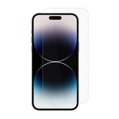 Skärmskydd iPhone 13/13 PRO/14/14 PRO/15/ 15 PRO/16 Härdat Glas 0.2mm (miljö)