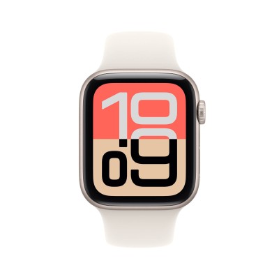 Apple Watch SE 3 GPS + Cellular 44mm Stjärnglans Aluminiumboett med Stjärnglans Sportband - M/L#2