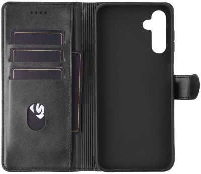 Plånboksfodral eSTUFF Wales Samsung A56 5G, 3 st kortfack + sedelficka - Svart#2