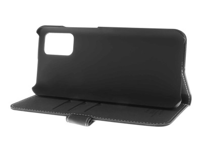 Plånboksfodral Insmat Flip Case till Samsung Galaxy A02s, läder - svart#3