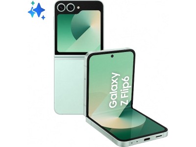Samsung Galaxy Z Flip6 5G 256 GB, 6.7" FHD+, 50/12/10 Mpixel kamera, Dual SIM, Android - Mint#1