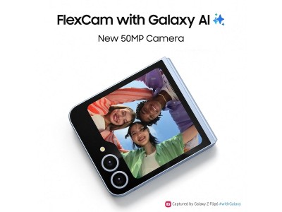 Samsung Galaxy Z Flip6 5G 256 GB, 6.7" FHD+, 50/12/10 Mpixel kamera, Dual SIM, Android - Silver Shadow#3