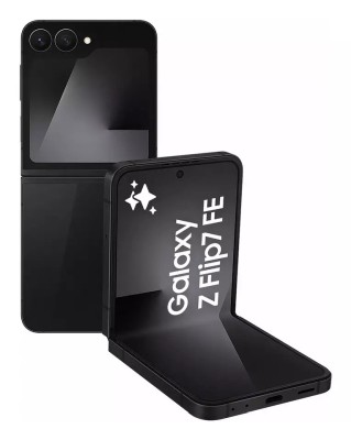 Samsung Galaxy Z Flip7 FE 128 GB, 6.7" FHD+, 50/12/10 Mpixel kamera, Dual SIM, Android - Svart