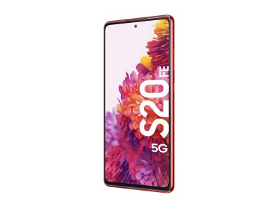 Samsung Galaxy S20 FE 5G 128 GB, 6.5" QHD+, 32/12/12/8 Mpixel kamera, IP68, Dual SIM, MicroSD, Android - Cloud Red#2