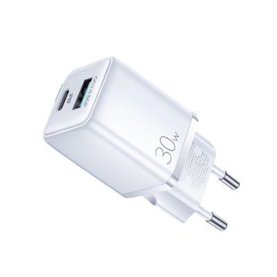 SiGN Mini Quick Charger USB & USB-C, PD & Q.C3.0, 3A, 30W - White