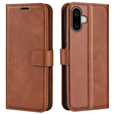 iPhone 16 Plus Wallet case - Light Brown