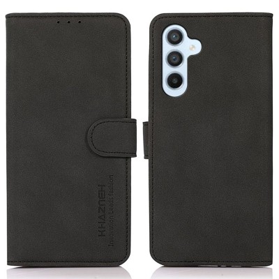 Plånboksfodral Khazneh Samsung A16, 2 st kortfack + sedelfack - Svart