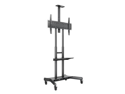 Multibrackets M Public Floorstand Basic 180, inkl. hylla och kamerafäste, för skärm 55-80"