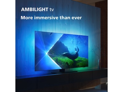 55" Philips 55OLED808/12 OLED Smart-TV, UHD/4K, 120Hz Gaming TV, Google TV, 3-sidig Ambilight#3