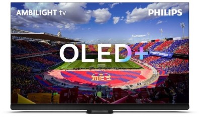 55" Philips 55OLED908/12 OLED+ Smart-TV, UHD/4K, 120Hz Gaming TV, Google TV, 3-sidig Ambilight