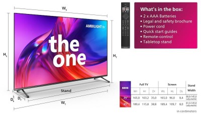 85" Philips "The One" 85PUS8808/12 Smart-TV, UHD/4K, 120Hz Gaming TV, HDR10+, Google TV, 3-sidig Ambilight#2