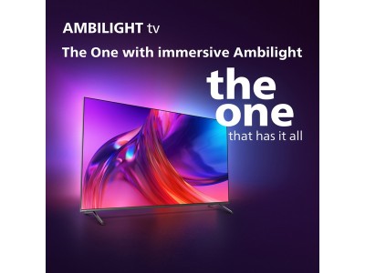 85" Philips "The One" 85PUS8808/12 Smart-TV, UHD/4K, 120Hz Gaming TV, HDR10+, Google TV, 3-sidig Ambilight#3