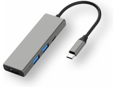 Andersson USB-C Hub (grå) 1xUSB-C PD100W, 2xUSB-A, 1xHDMI#2