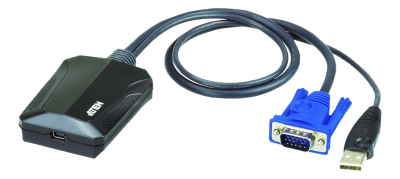 Aten Laptop USB Console Adapter, bärbar USB-konsol för snabbåtkomst till servrar, VGA#1